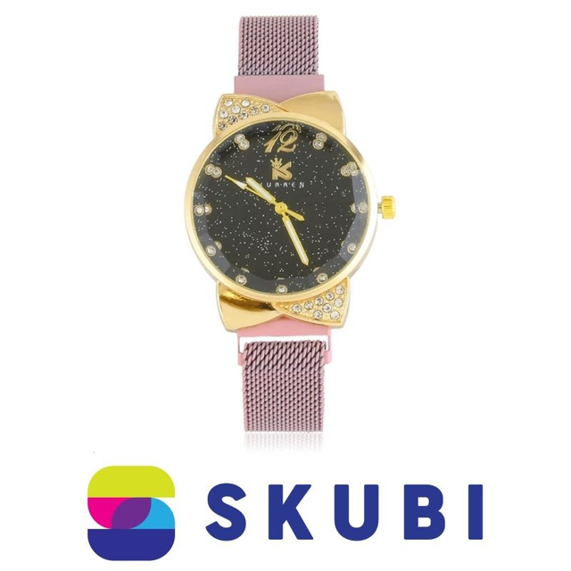 Dámské magnetické hodinky růžové - KURREN JG Z3098