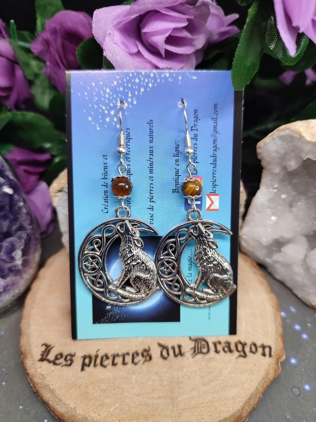 Boucles d'oreilles Orbe de Lupynis