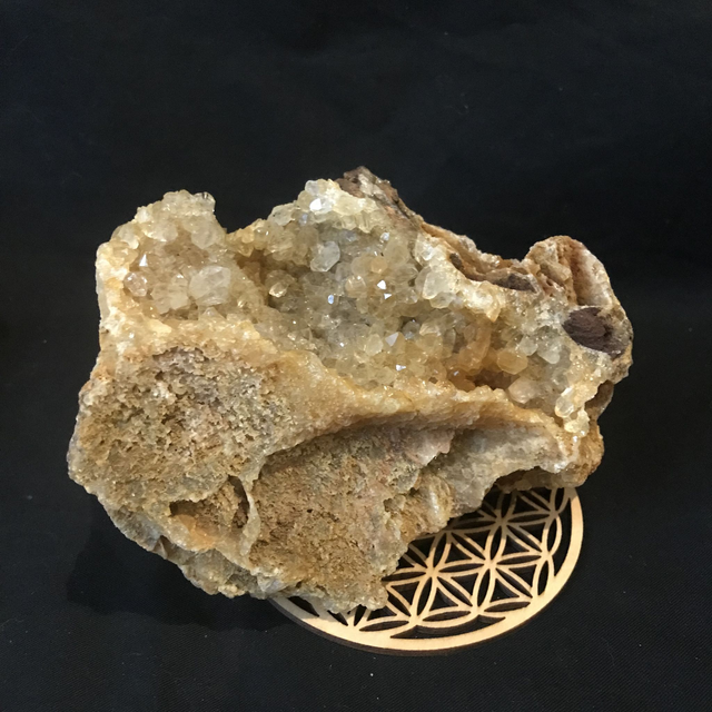 QUARTZ LIMONITE &quot;Golden Healer&quot; - CLUSTER [ ZAMBIE / Afrique Australe]