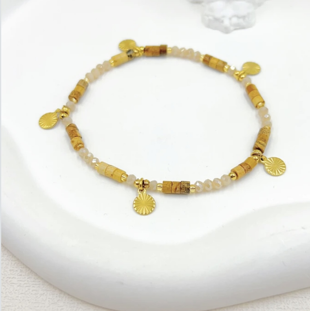 Bracelet perles naturelles