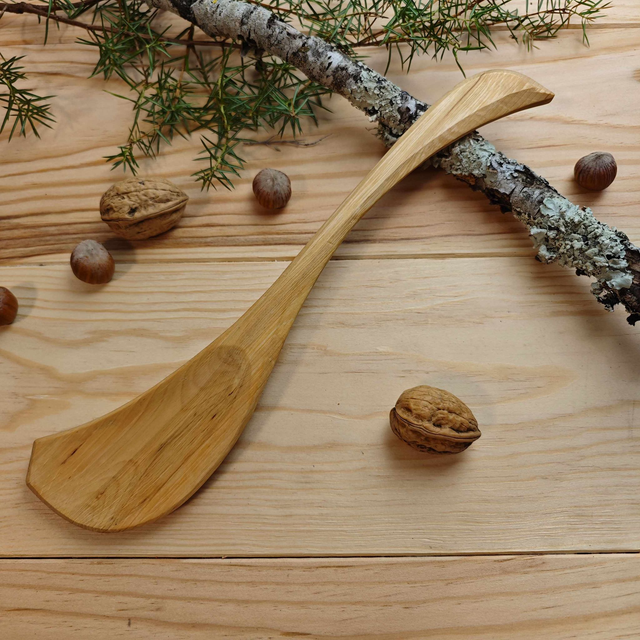 Spatule en prunier style "japonais"-C059