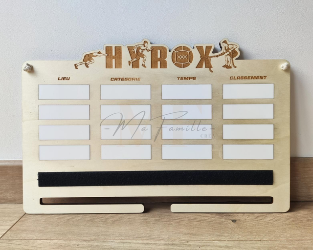 Support médailles mural - HYROX 