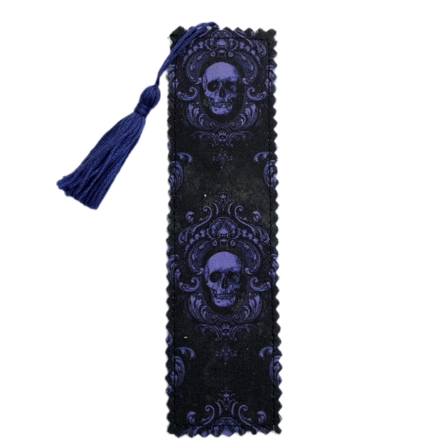 Marque page - Purple skull 