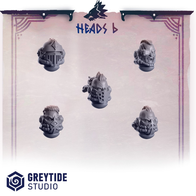 Heads 6 (Primal Hounds)