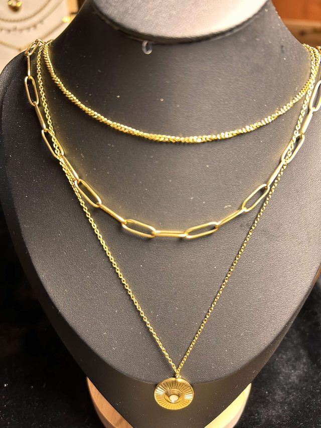 Triple Gold Chain
