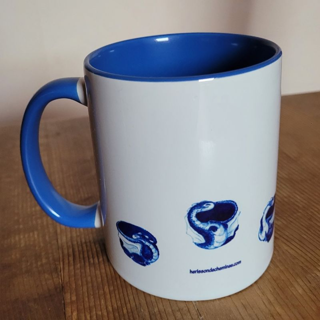 Mug Bleu Dragons