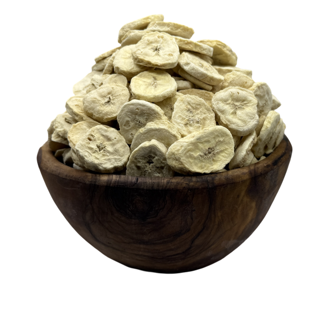 Gefriergetrocknete Bananenscheiben