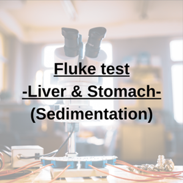 Fluke test (Liver &amp; Stomach Fluke)