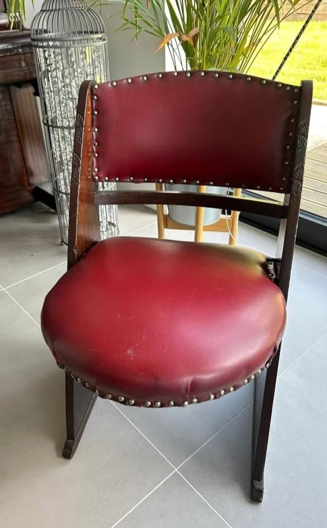 1920s Art Deco Oak chair by Ebenezer Gomme 