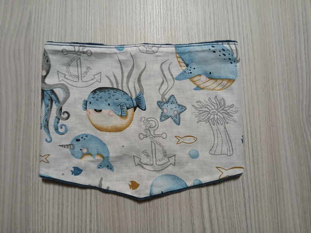 Snood animaux marins 0-9 mois - 2 modèles