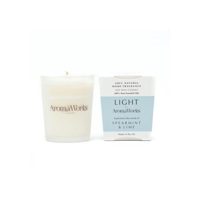 AromaWorks Light Range - Spearmint &amp; Lime Candle 10cl
