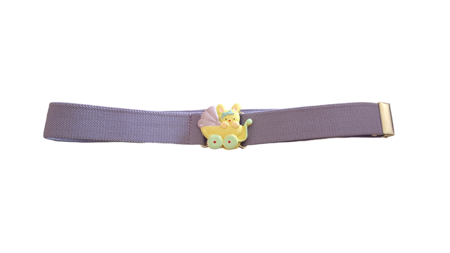 Ceinture violette landau avec lapin enfants 