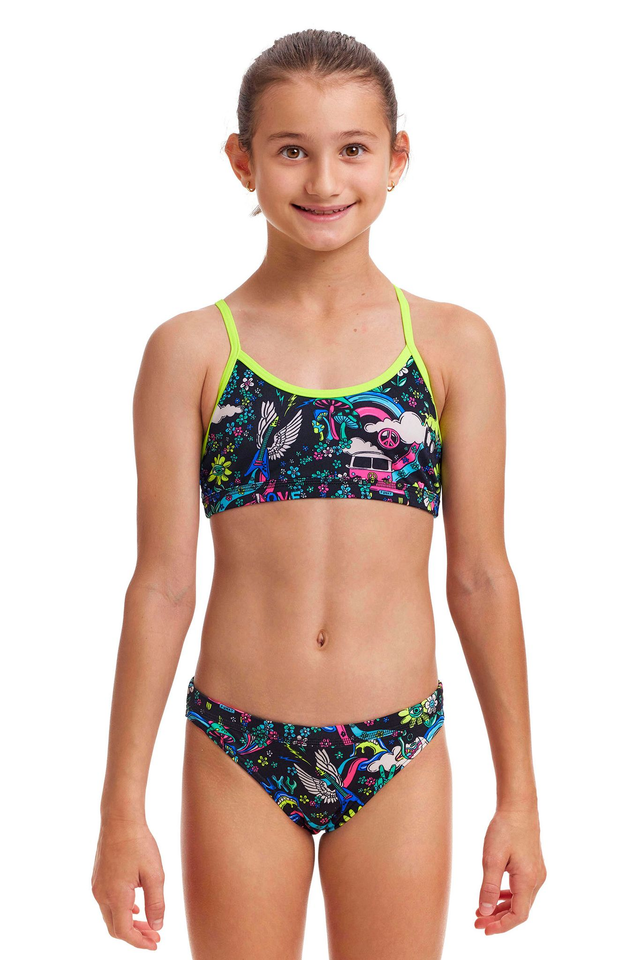 GIRL'S FUNKITA HIPPY DIPPY RACERBACK TWO PIECE
