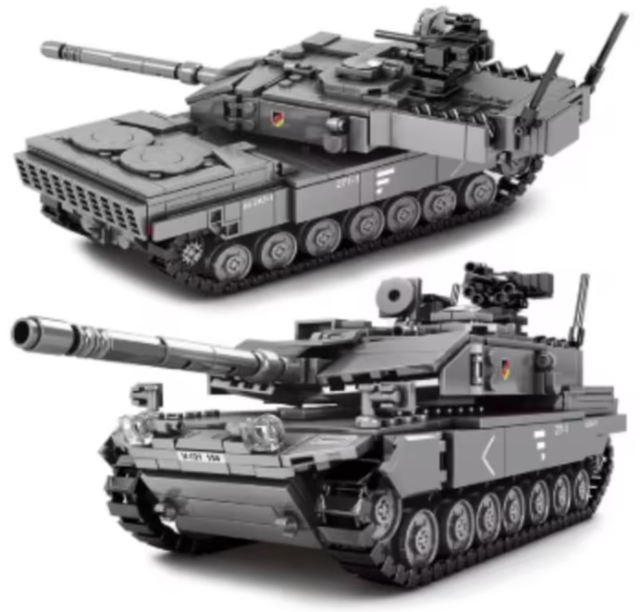 Bouwblokken set Militair - Challenger 2 tank (898 blokjes)