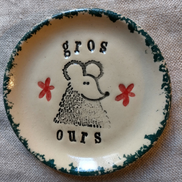 Coupelle céramique fleur