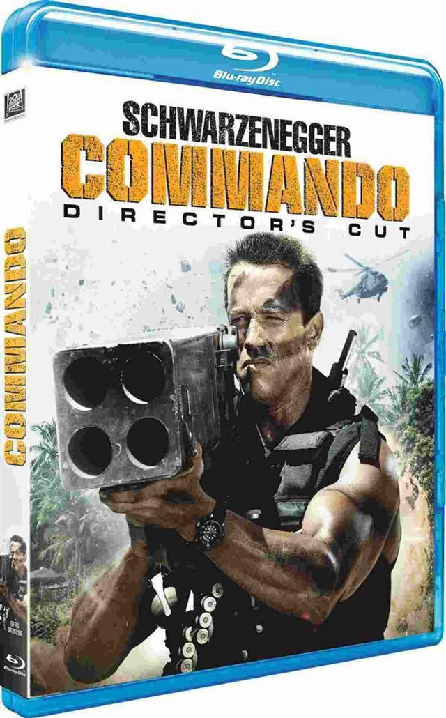 Commando blu-ray avec  Arnold Schwarzenegger