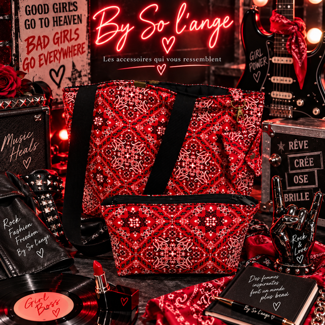 Trio bandana rouge