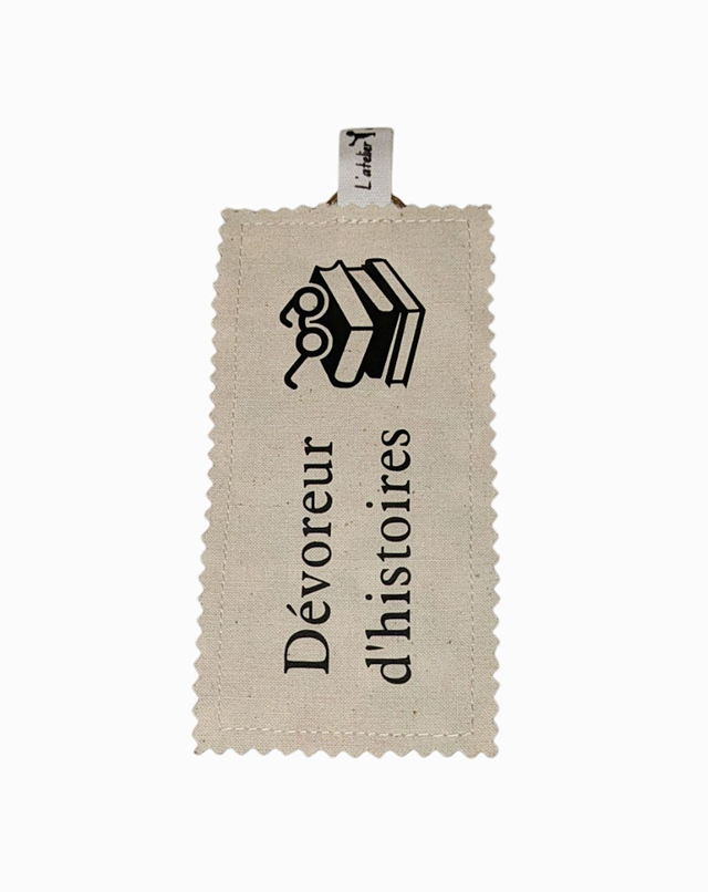 Marque-page en tissu