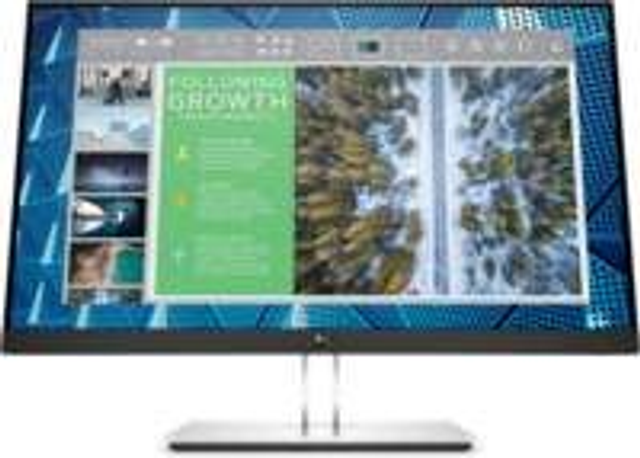 HP E-Series E24q G4 23.8inch Quad-HD Zwart, Zilver