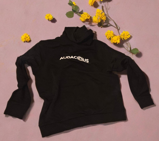 Hoodie Black, Unisex, DANCE THERAPY, XL