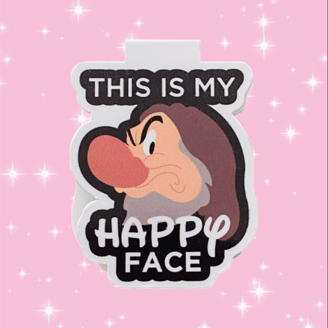 Marque-pages Magnétique Happy Grumpy Face