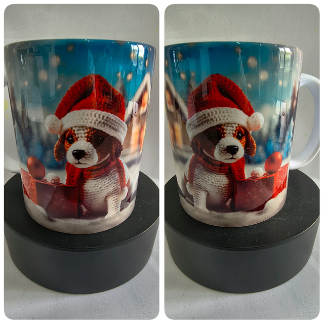 Noël mug chien