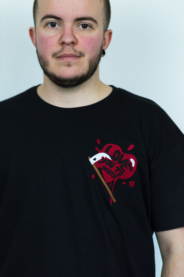 T-shirt LOVE YOU TO DEATH