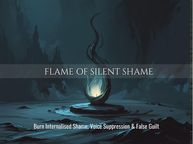 Flame of Silent Shame | Burn Internalised Shame, Voice Suppression &amp; False Guilt | Same Day Energetic Delivery
