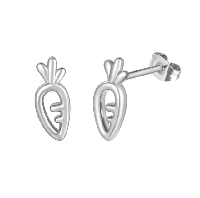 Cute Mini Carrot Stud Earrings