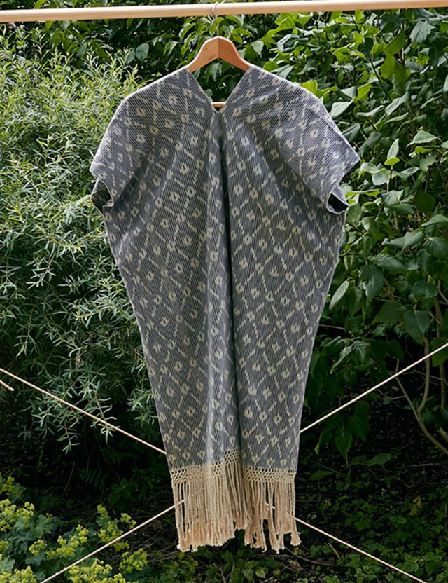 Tacabamba Ikat Kleid aus einheimischer Baumwolle