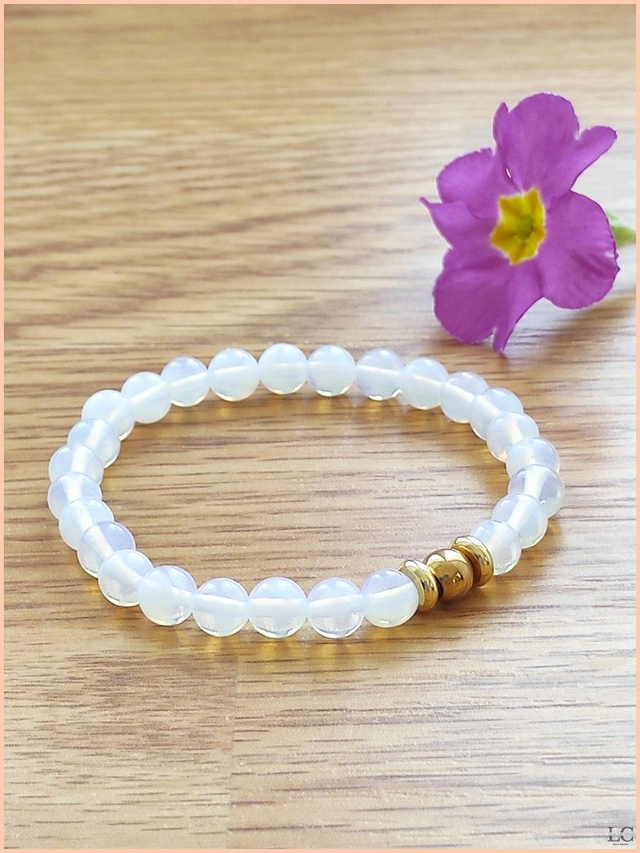 Bracelet Brianne - Opale 6mm