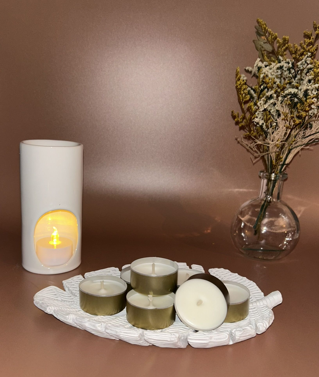 Chauffe-plat - 100% cire de soja (Sans parfum)