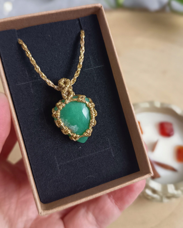 Conjunto Esperança Viva (Vela + Chrysoprase)