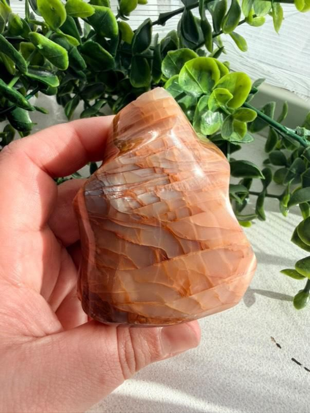 Peach Moonstone Flame