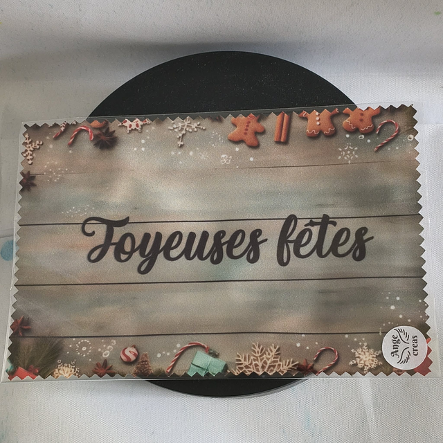 Noël essuie-lunette joyeuses fêtes