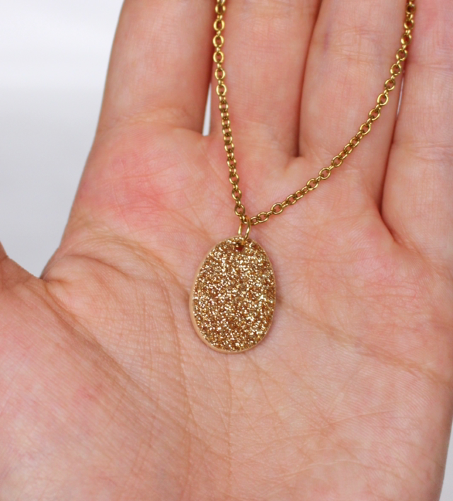 Pendentif Cleo • couleurs pailletées