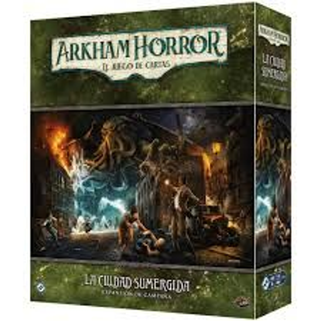 Arkham Horror La Ciudad Sumergida Expansion Campaña