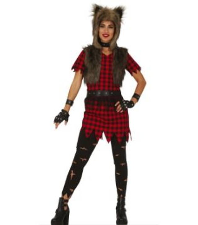 CARNEVALE , COSTUME  REBEL WOLF  42 44