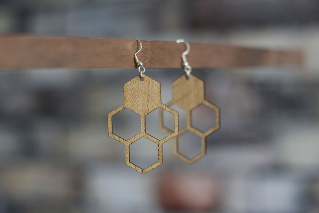 BOUCLE D&#039;OREILLE N°6 : Ruche #3