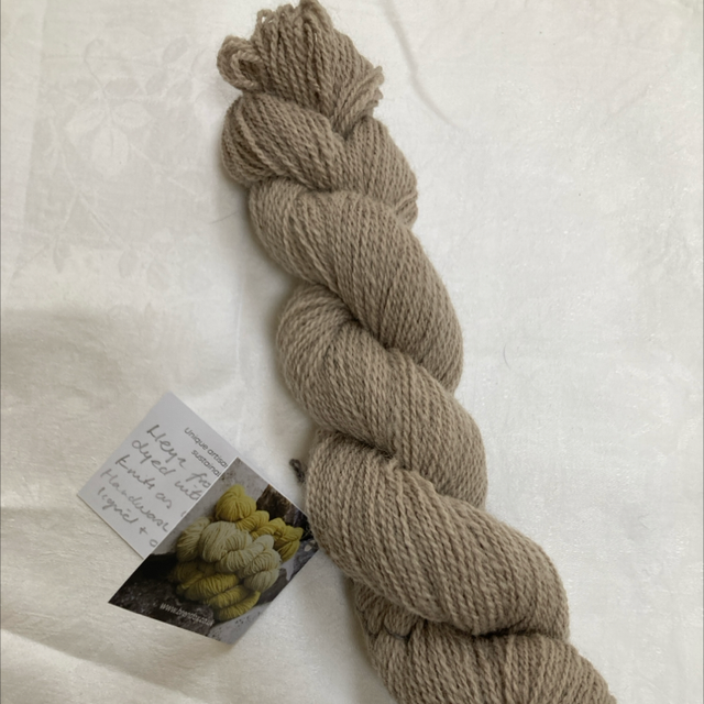 Natural dyed Lleyn 4 ply