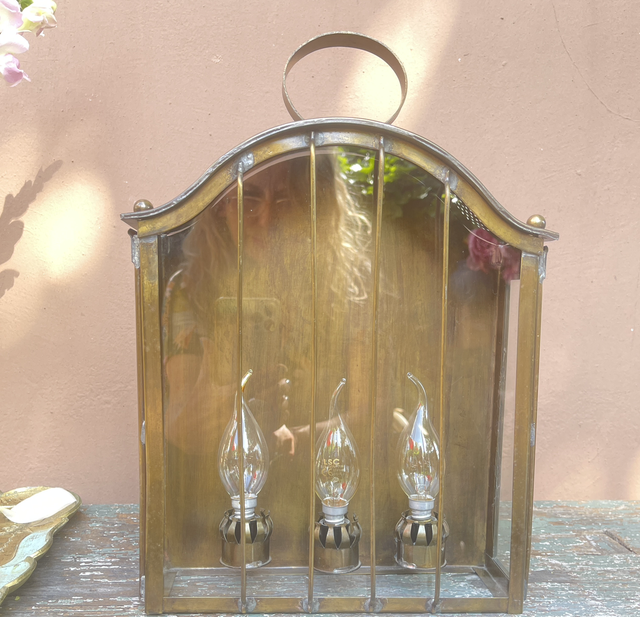 Historische Laterne aus Messing