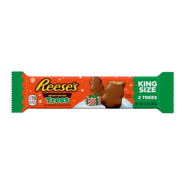 Reese's Milk Chocolate Peanut Butter Trees Christmas Candy - King Size 68g