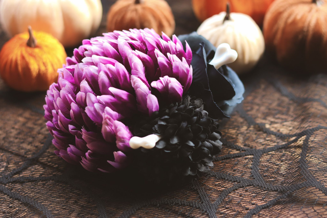 Hairflowers• XL • Purple from the grave