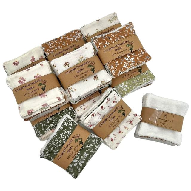 Lingette démaquillante écolo petit modèle, "Apolline"