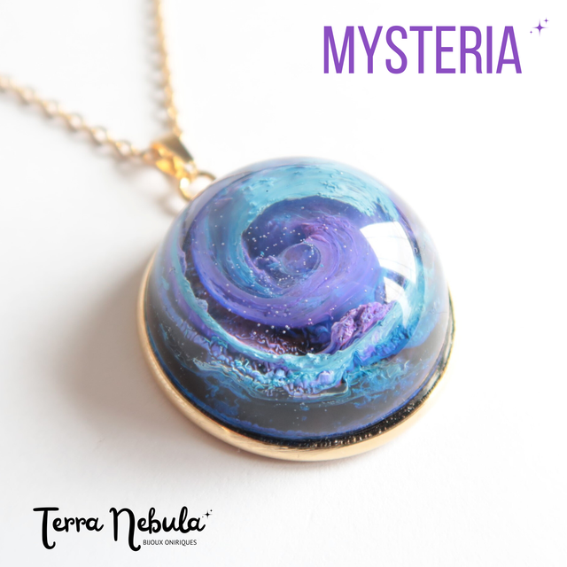 Collier Planète à adopter Terra Mysteria  | BP064 | Pétri