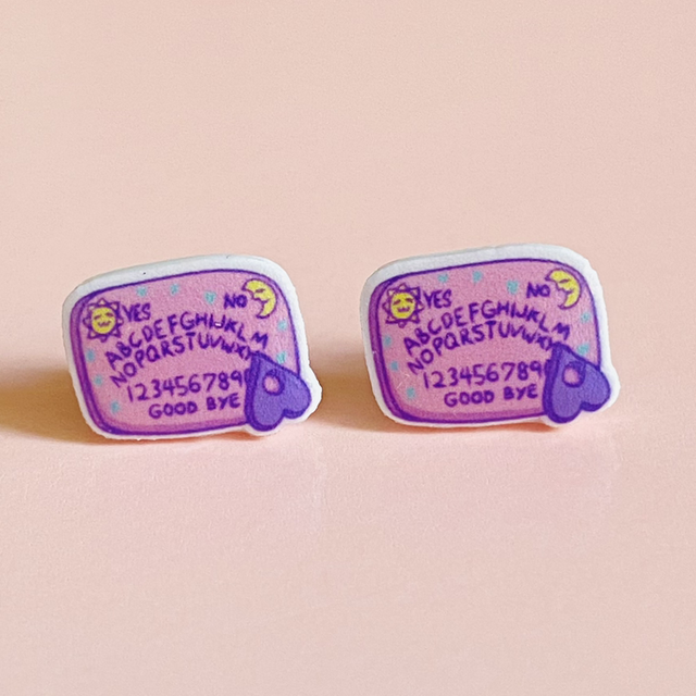 Boucles d’oreilles Kawaii Ouija