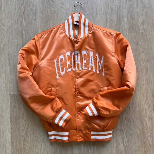 Icecream Bomber Jacket Orange Size S - NEW