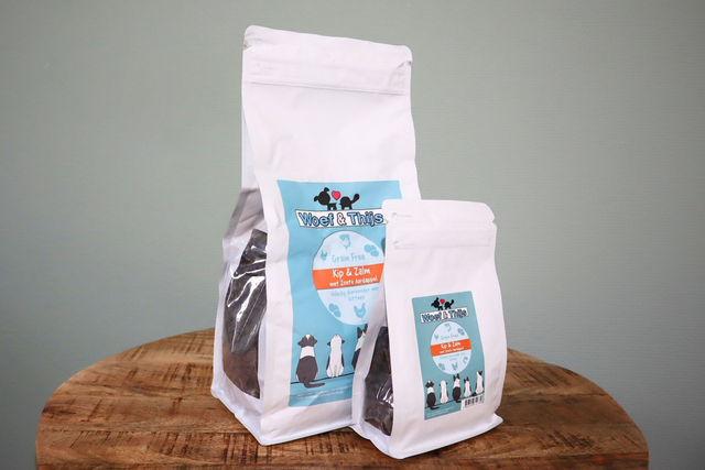 Kitten Kip en Zalm met Zoete aardappel  400gr, 2kg