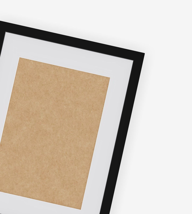 Carré 50 x 50 cm - Noir