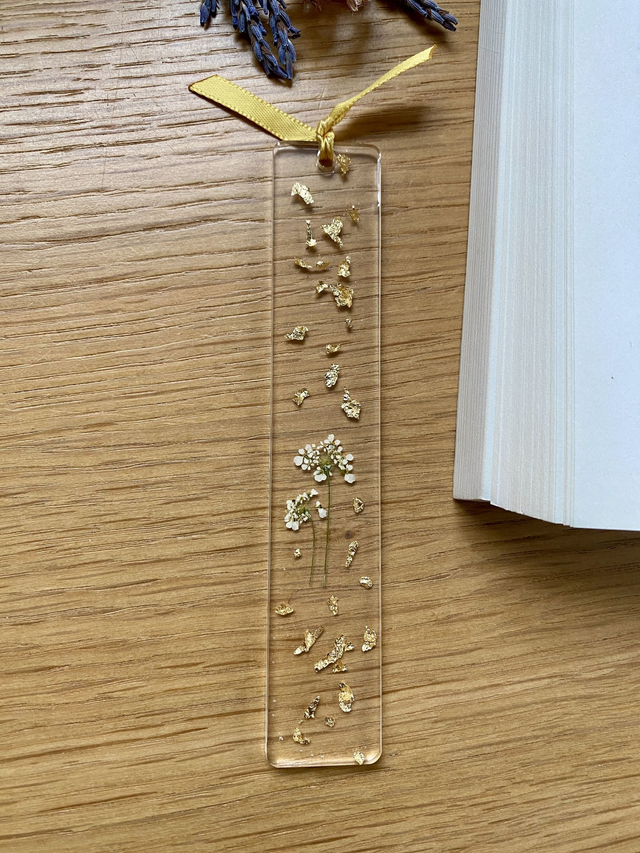 Marque page carré - carotte sauvage